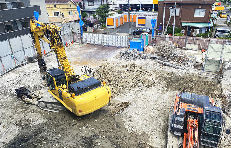 解体後まできれいに仕上げます